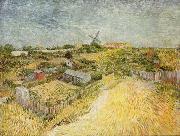 Vincent Van Gogh Gemusegarten am Montmartre oil painting on canvas